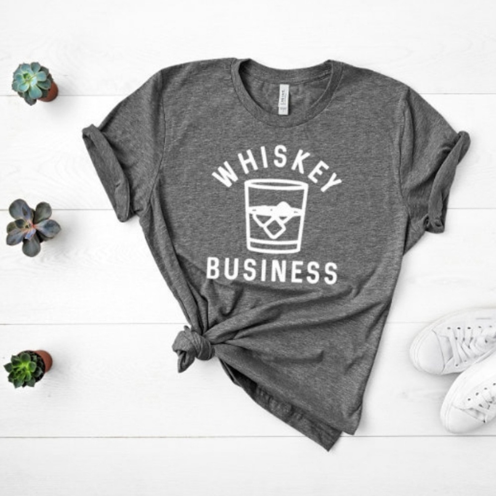 Whiskey Business graphic tee drinking tshirt